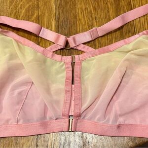 🏷️CLEARANCE🏷️Auden Pink and Cream Sheer Bralette